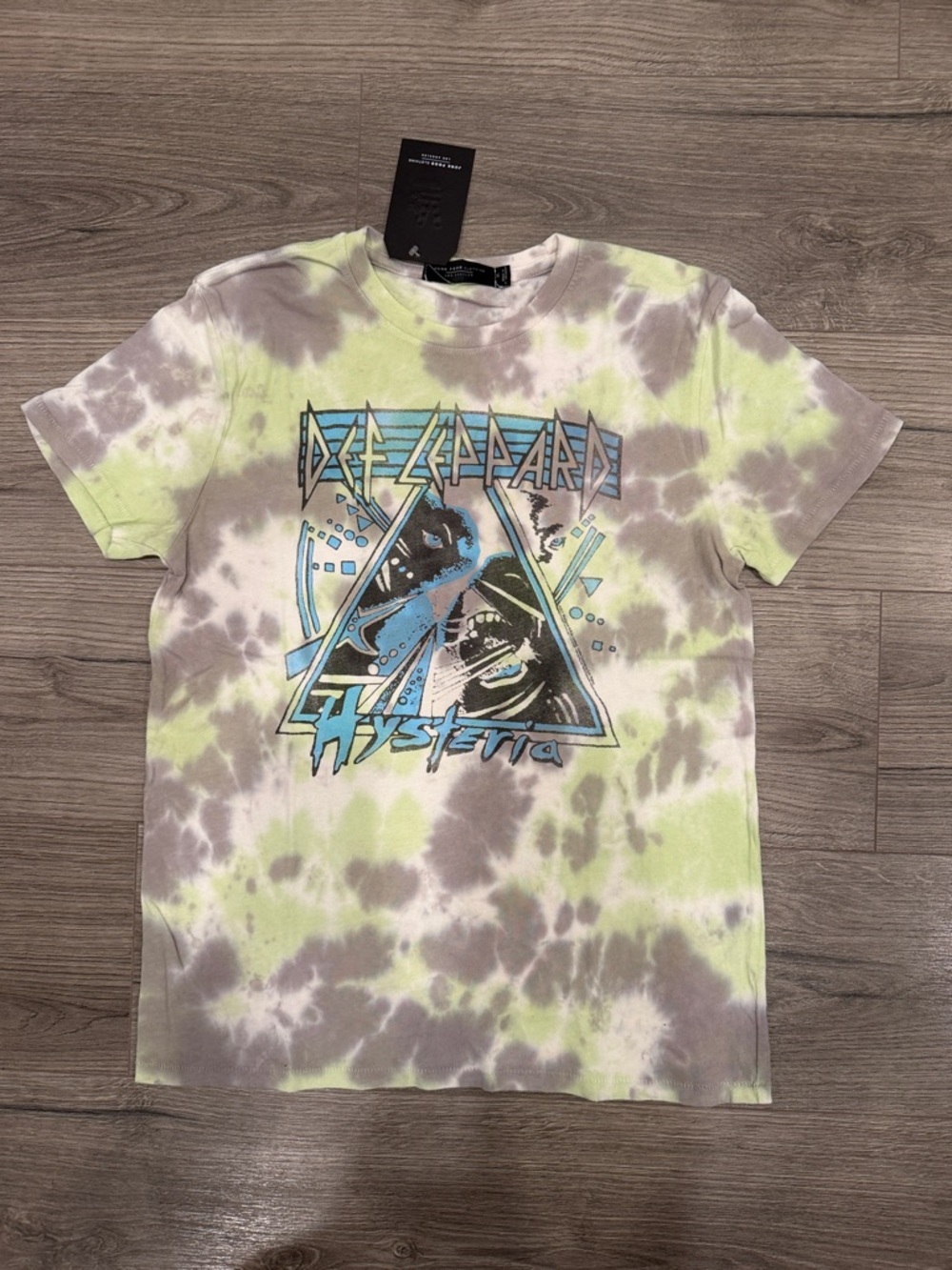Junk Food Clothing Los Angeles Tye Dye Def Leppard Hysteria Men’s Sz Extra Small